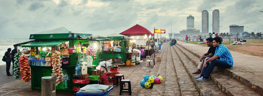 Street Food in Galle Face Green Colombo